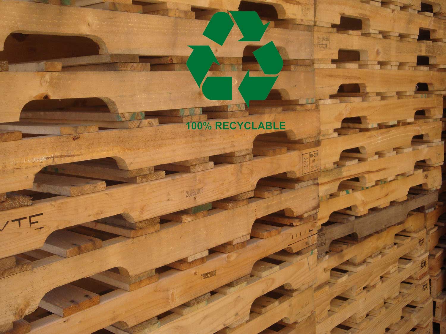We recycle all wood waste